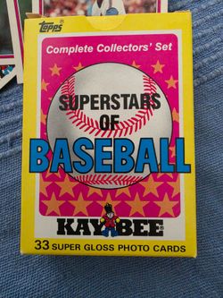 1989 KAYBEE Superstars of Baseball