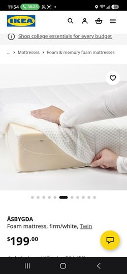 Twin memory foam matress