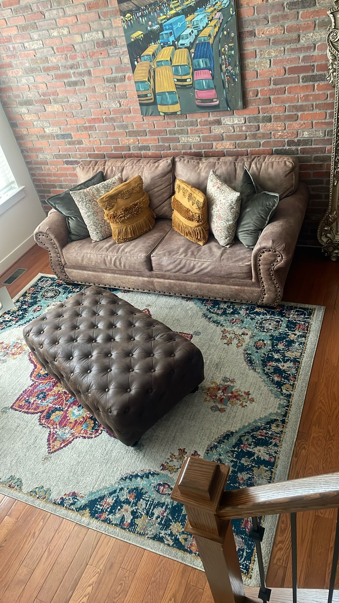 Couch Ottoman And Rug