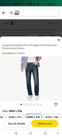 Size 40 /34 Blue Jeans