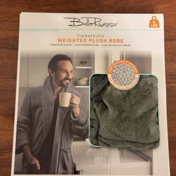 NEW BELLA RUSSO THERAPEUTIC WEIGHTED PLUSH ROBE