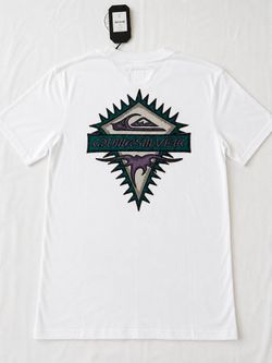 Quiksilver White Graphic T-Shirt