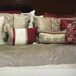 24 pc king size comforter set