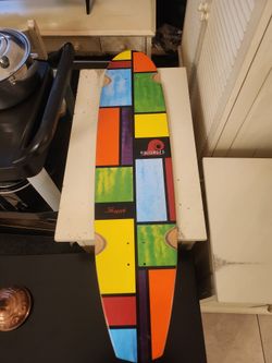 Joe Aaron Painted Longboard (OPEN TO OFFERS)