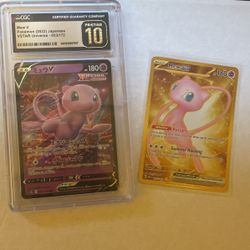 CGC Pristine 10 Pokemon Japanese Mew w/ Gold Mew