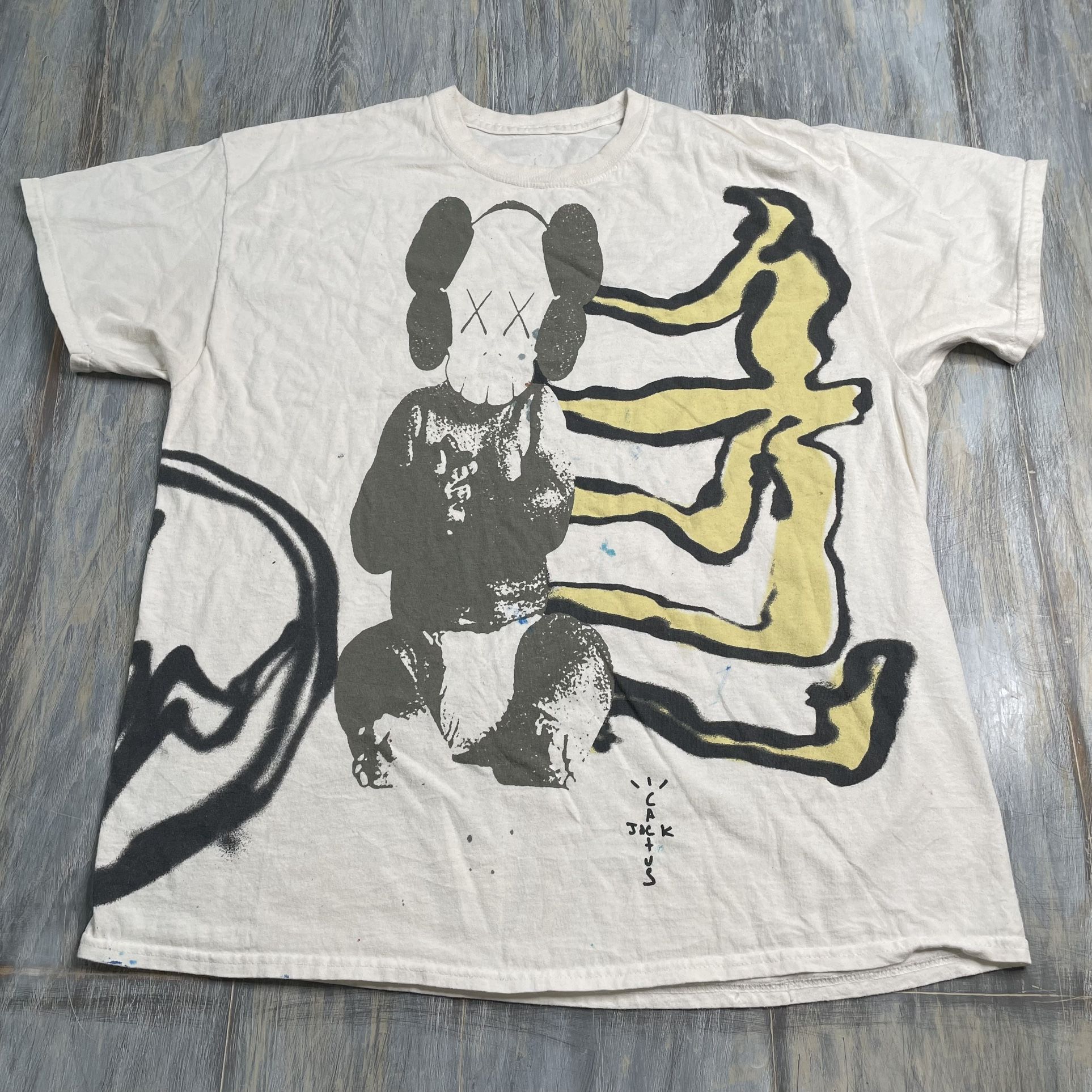 Travis Scott Captain Jack Kaws Shirt