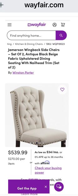 Set of 2 Accent Chairs