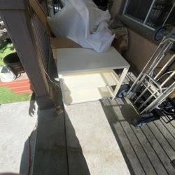 Brand New White End Table Nite stand