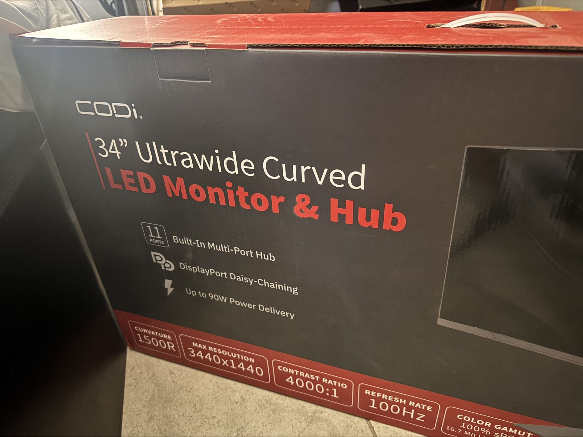 Codi 34 Inch’s Gaming Monitor