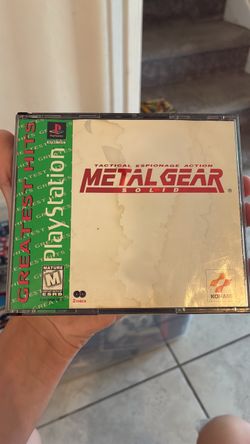 TEA Metal Gear Solid Greatest Hits edition  PS1