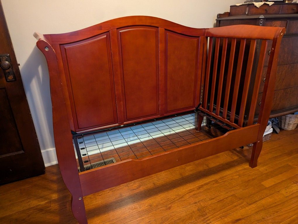 Solid Wood Convertible Crib