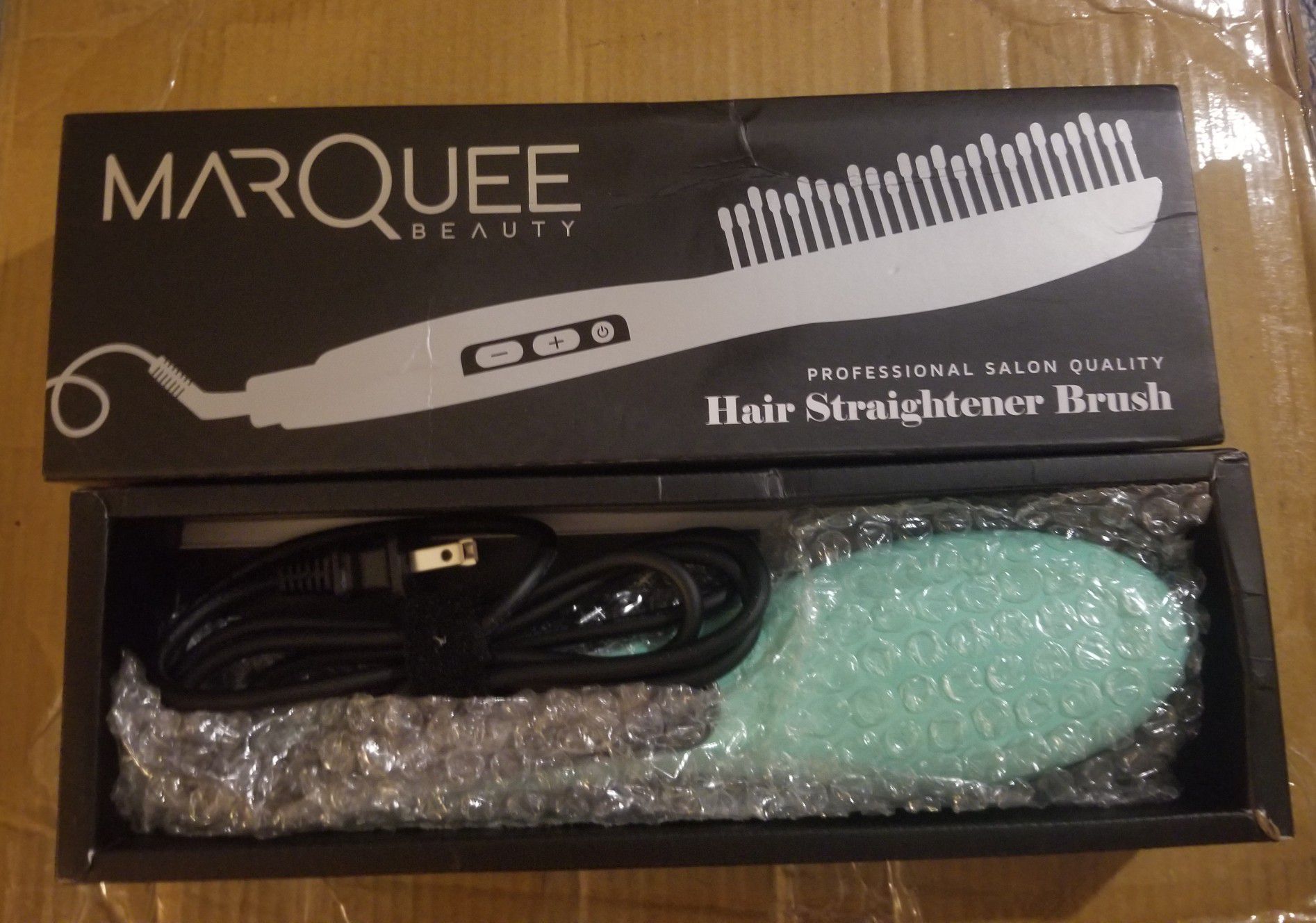 NEW Marquee Hair Straightener Brush- TEAL