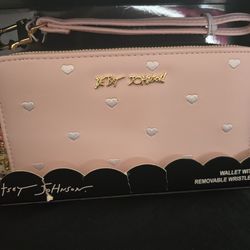 Brand new Betsey Johnson Embroidered Wallet