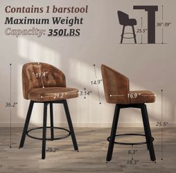 Barstools swivel for island
