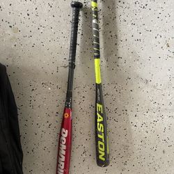 Baseball bats 27 And 29