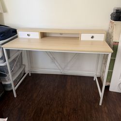 Desk with drawers