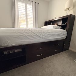 Full Bed Frame w/ Storage