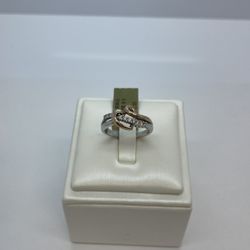 14k Gold Diamond Ring. New.