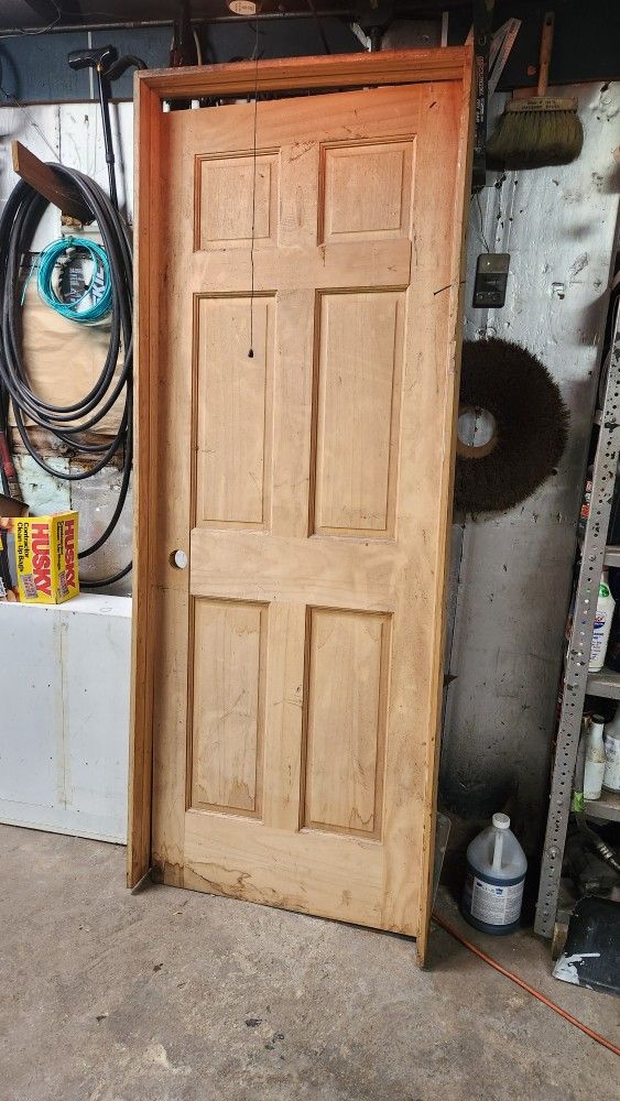 32" Interior Solid Oak Door $80 Good Condition