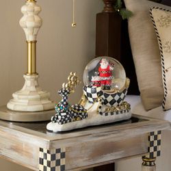 Mackenzie childs Dashing through the snow globe