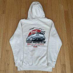 Tokyo Drift Racing Graphic Hoodie | Cream Streetwear 