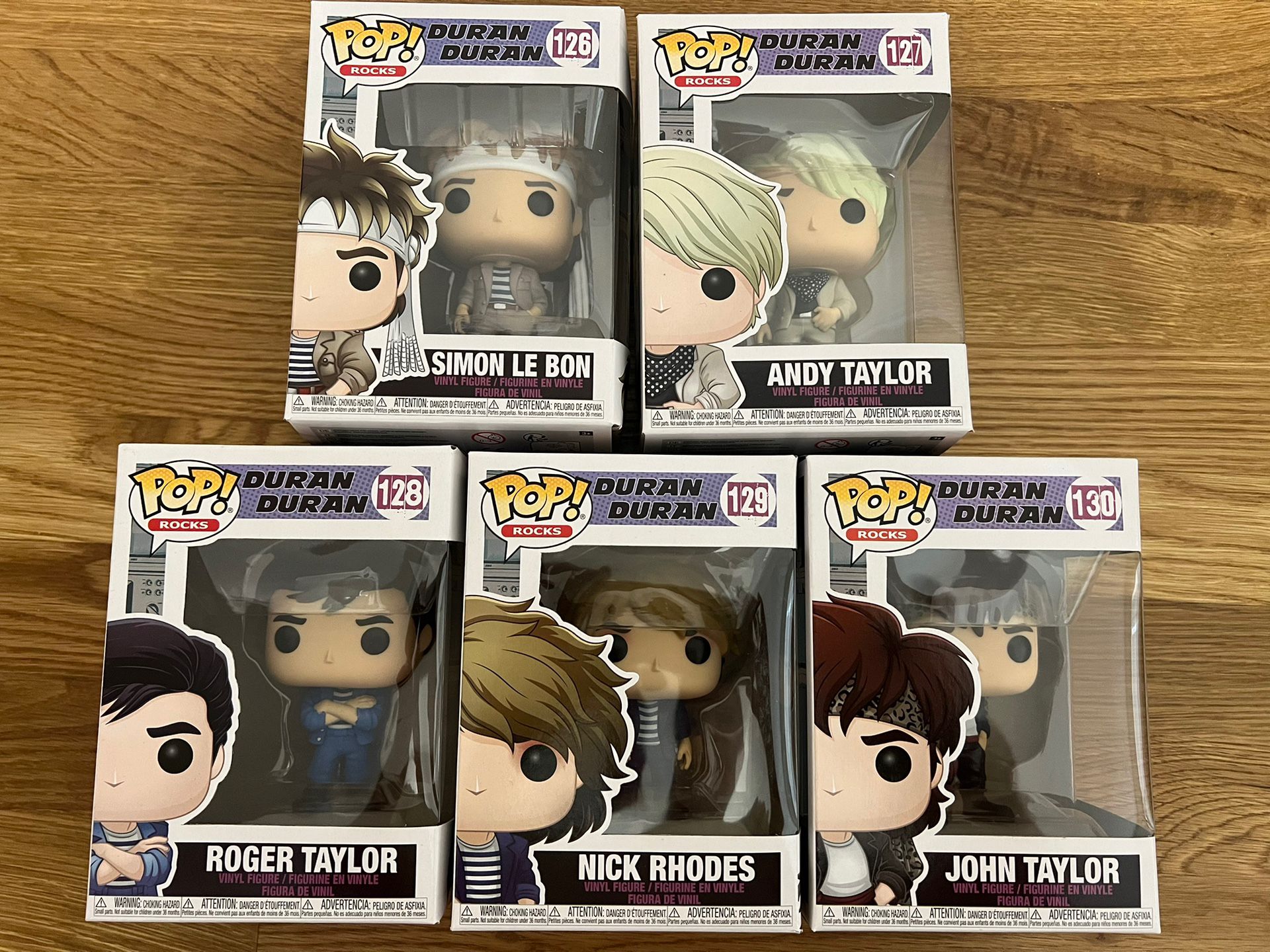 Duran Duran Funko Pops (5)