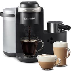Keurig K-Cafe Single-Serve K-Cup Coffee Maker, Latte Maker and Cappuccino Maker, Comes with Dishwasher Safe Milk Frother, Coffee Shot Capability, Comp