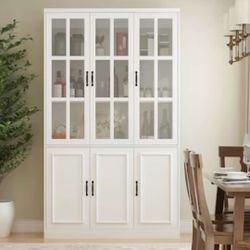 FUFU&GAGA White Mdf 5-Shelf Bookcase