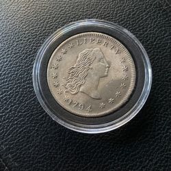 1794 Flowing Hair Silver Dollar