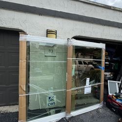 96x80 CWS Impact Sliding Glass Door
