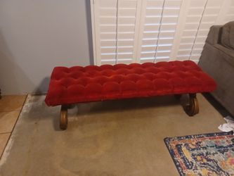 ANTIQUE BARKER BROTHERS BENCH