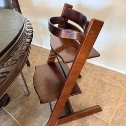 Tripp Trapp Chair from Stokke. Solid Oak Wood. High Chair For Toddler & Children. 
