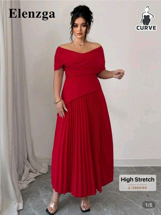 Dress Evening Red