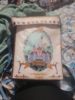 Disneyland 70th Celebration Magic Key Popcorn and Drink Insulated Cooler Bag