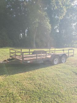 DOUBLE AXLE TRAILER 16X7