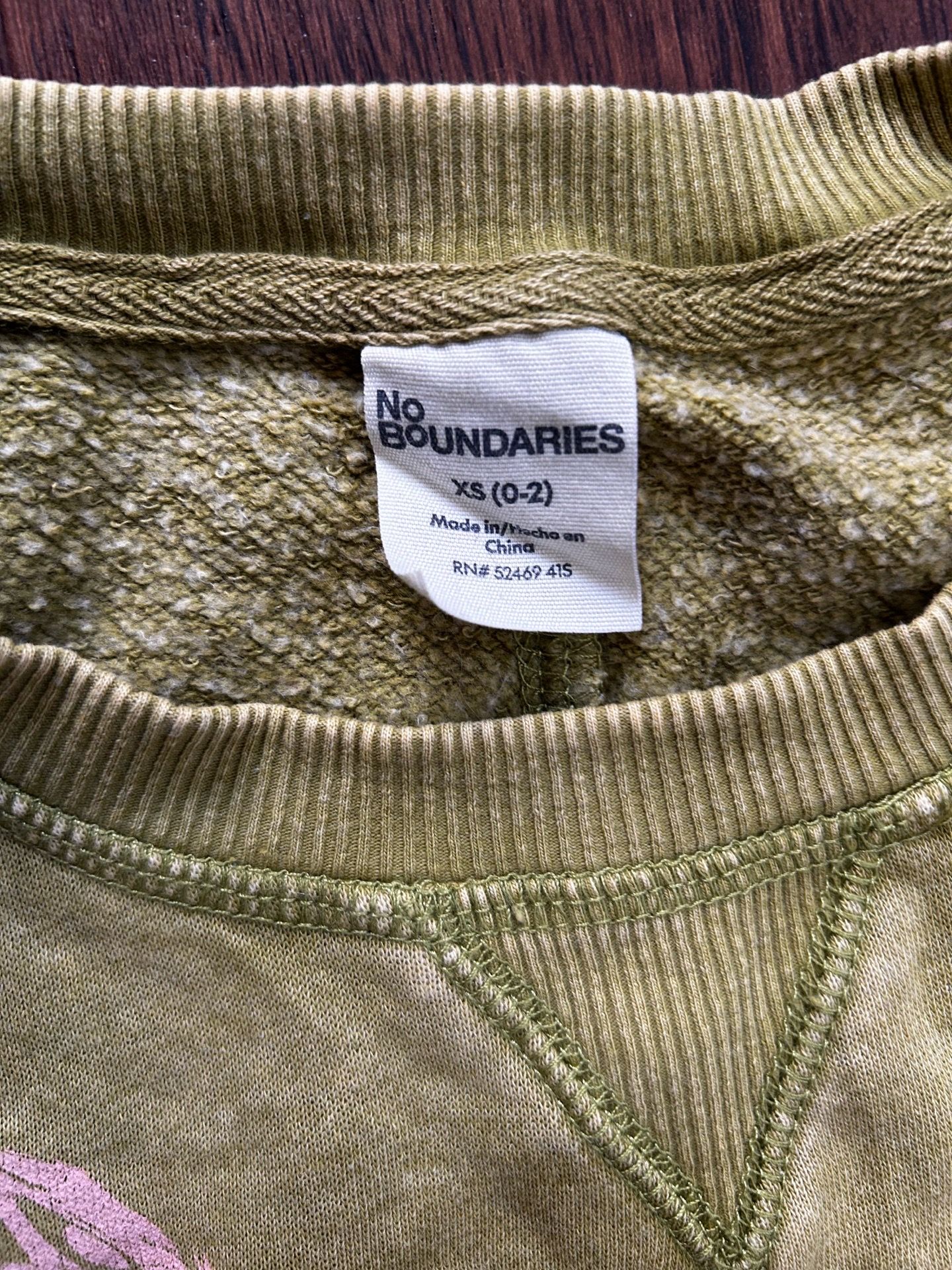 No boundaries extra small sweatshirt women’s