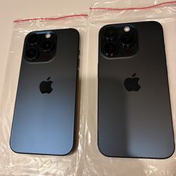 Unlocked Apple 🍏 iPhone 15 Pro (Blue or Black) 128GB - Great Condition 