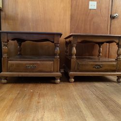 Two Maple End Tables