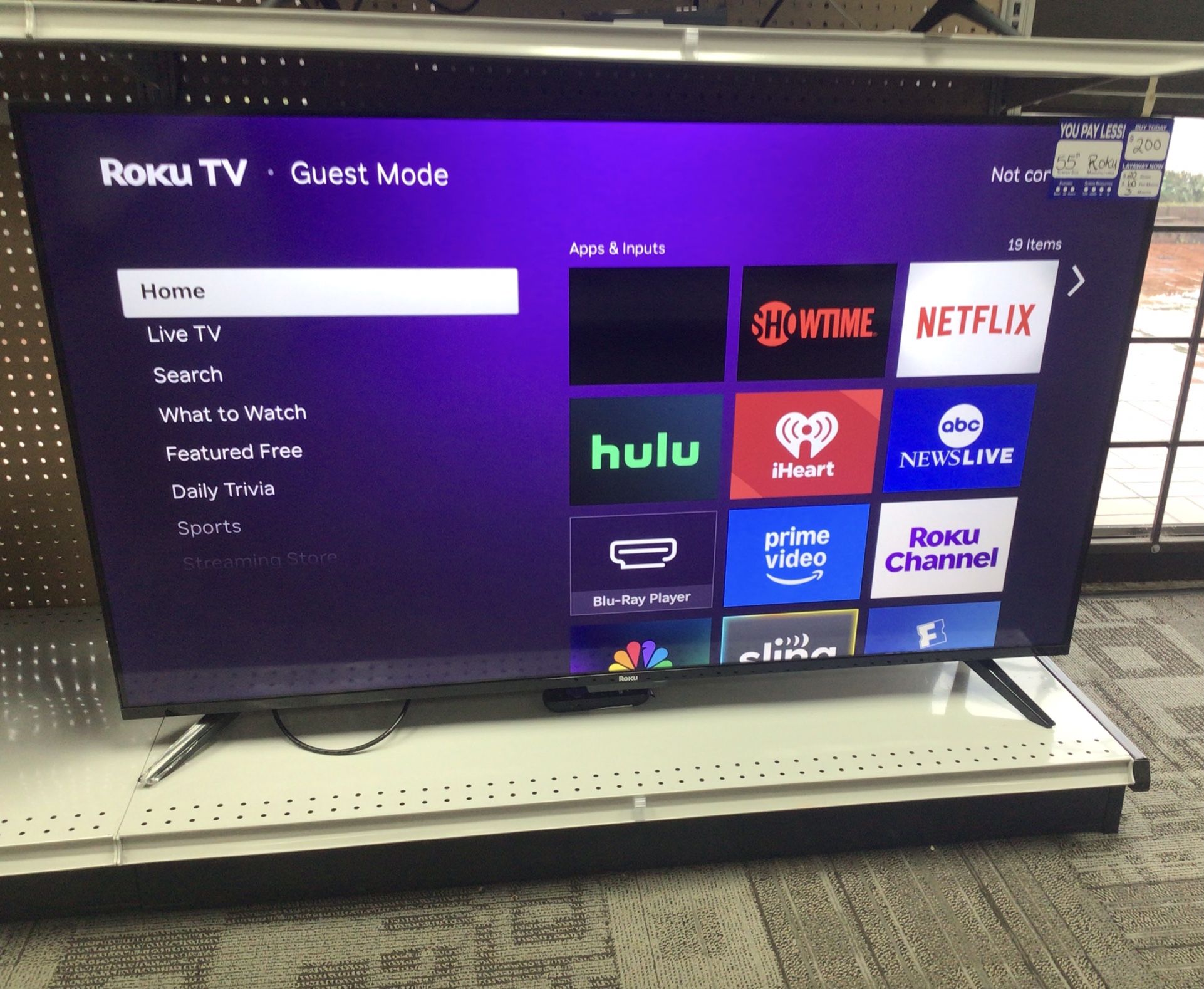 Roku 55” Smart TV