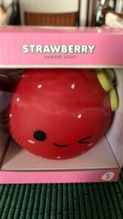 Strawberry lamp new never used