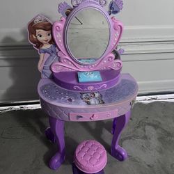 Disney Sofia The First Vanity Table