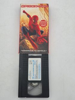Spider-Man VHS 2002 Tobey Maguire Marvel Bonus Hero Music Video Tested Working