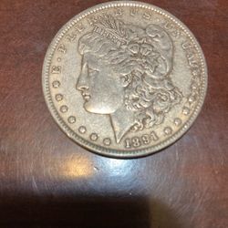 Morgan Silver Dollar 1891 VF