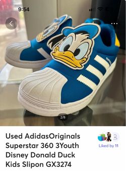 Adidas Superstar 360 Disney Donald Duck Kids Slip-On