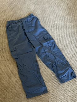 blue cargo pants size m 