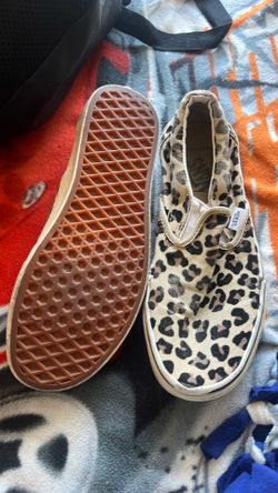 Cheetah print vans