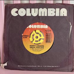 Kenny Loggins - Footloose/ Swear Your Love 45RPM 7" vinyl record album