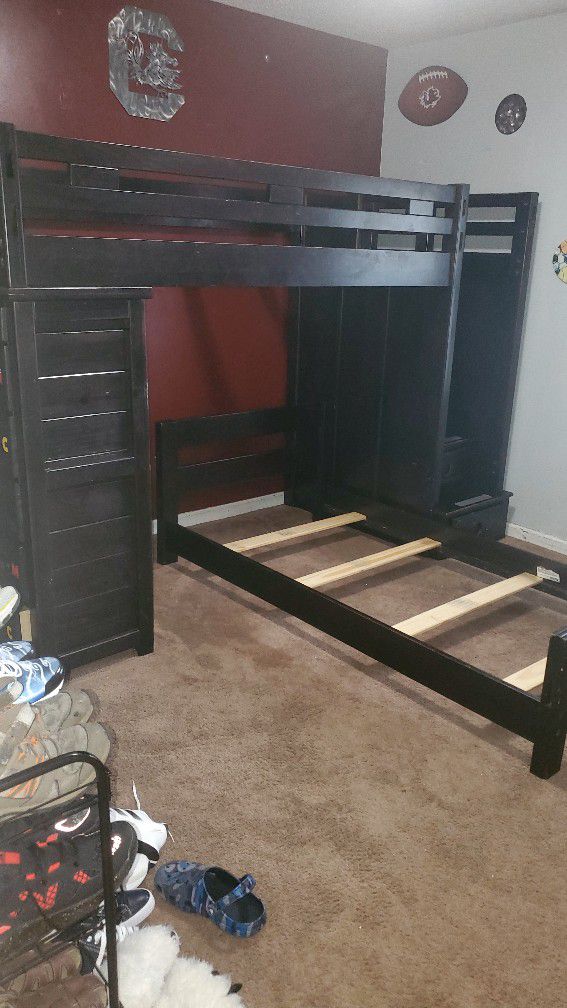 Bunk Bed Real Wood Furniture 
