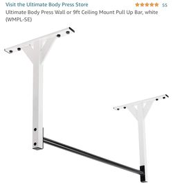 Ultimate Body Press Wall or 9’ Ceiling Mount Pull Up Bar