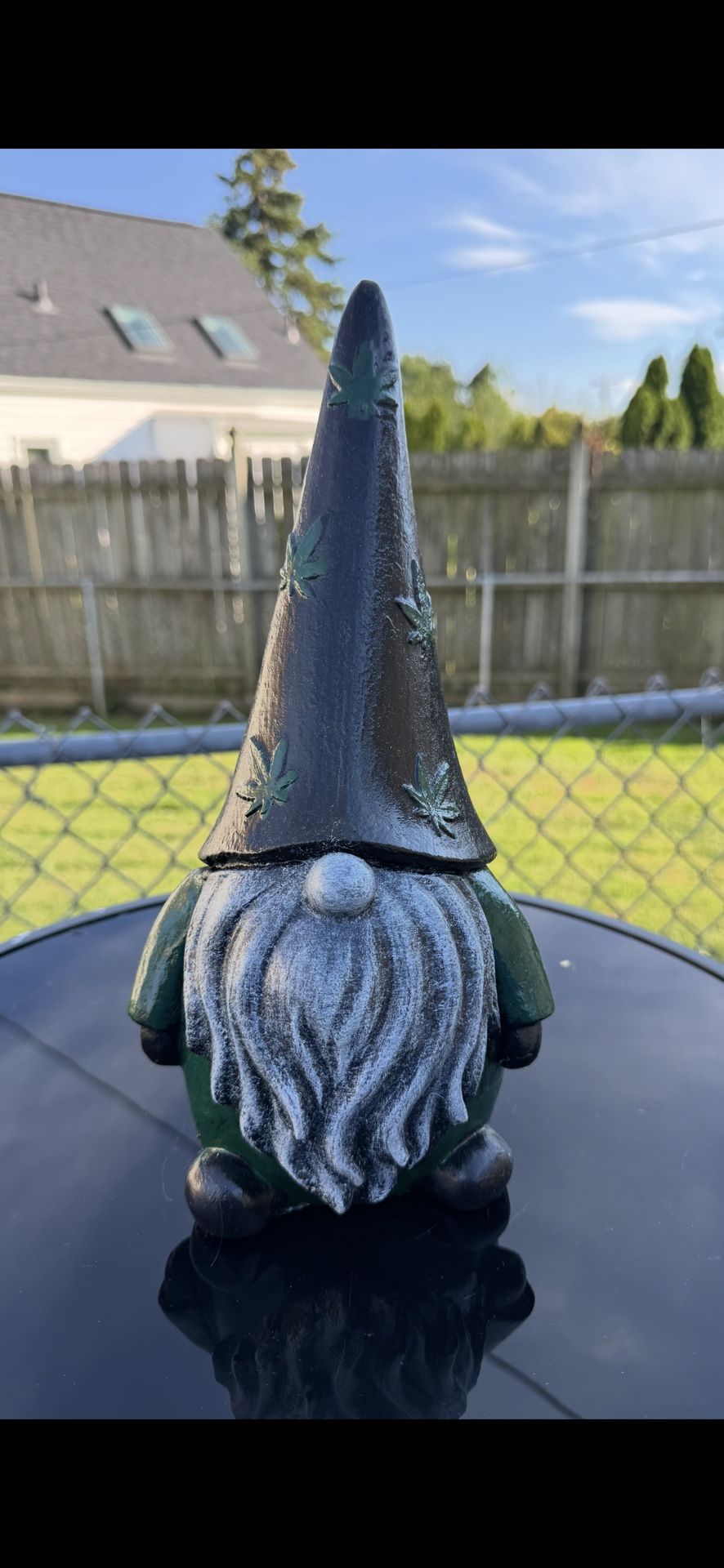 Gnome With Leaf Hat